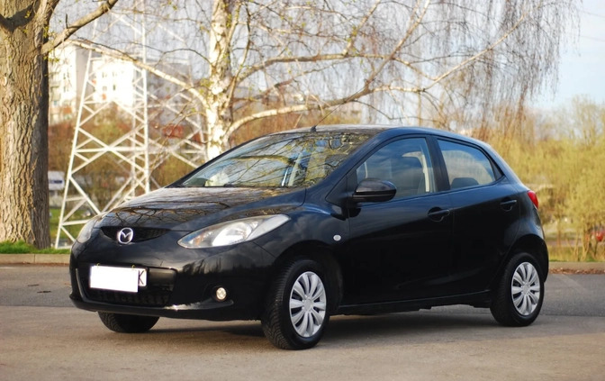 Mazda 2 cena 12500 przebieg: 187100, rok produkcji 2008 z Sosnowiec małe 56